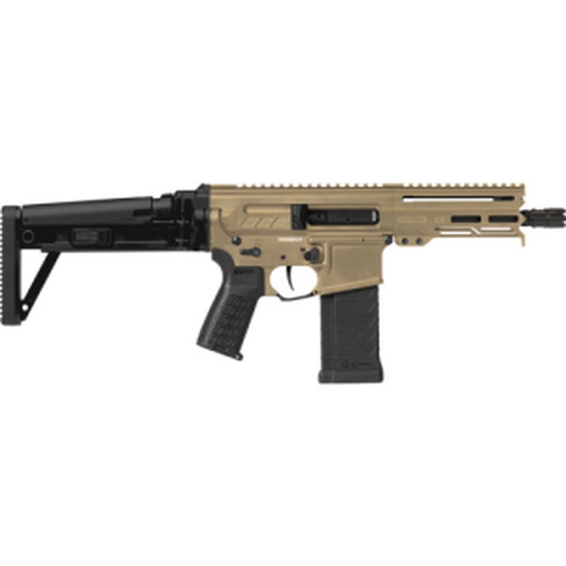 CMMG Dissent MK4 5.7x28mm 6.5in AR-15 Style Complete Firearm Coyote Tan