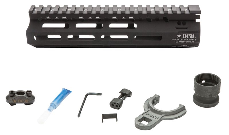 Bravo Company Mfg BCM MCMR8556BLK M-LOK 8" Modular Rail Handguard - Black