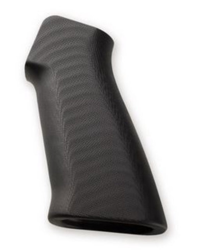 Hogue AR15 / M16 No Finger Groove Smooth G10 Solid Black