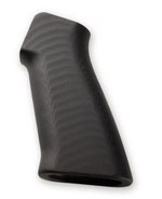 Hogue AR15 / M16 No Finger Groove Smooth G10 Solid Black