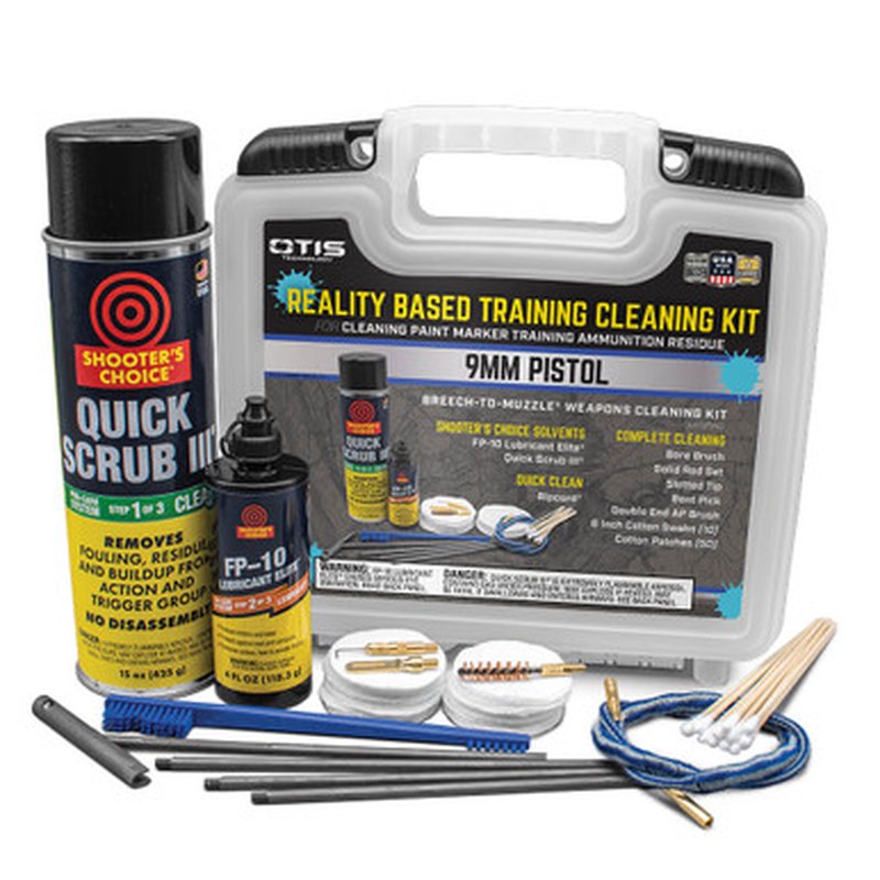 OTIS LFG-100-9MM 9mm Reality Based Training Kit cleaning kit