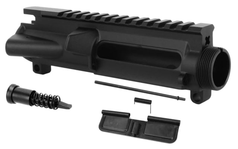 TacFire AR-15 Stripped Upper Receiver UP01C Black Hardcoat Anodized (5.56x45 NATO) for AR-15