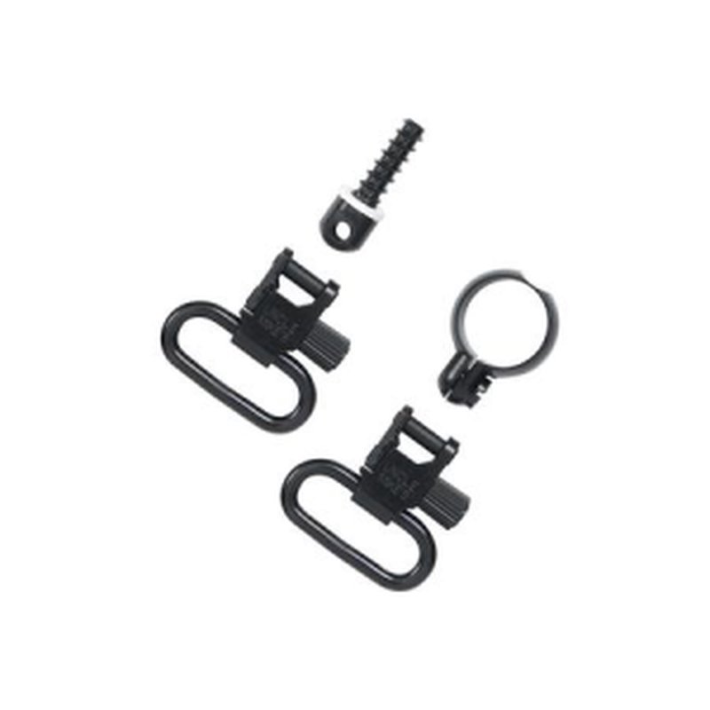 Uncle Mikes Super Swivel Quick Detach 115 RF Blued 1\" Loop for Most 22 Cal Tube Diameter