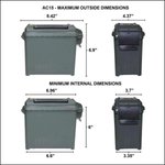 MTM Ammo Can Mini for Bulk Ammo Dark Earth Lockable