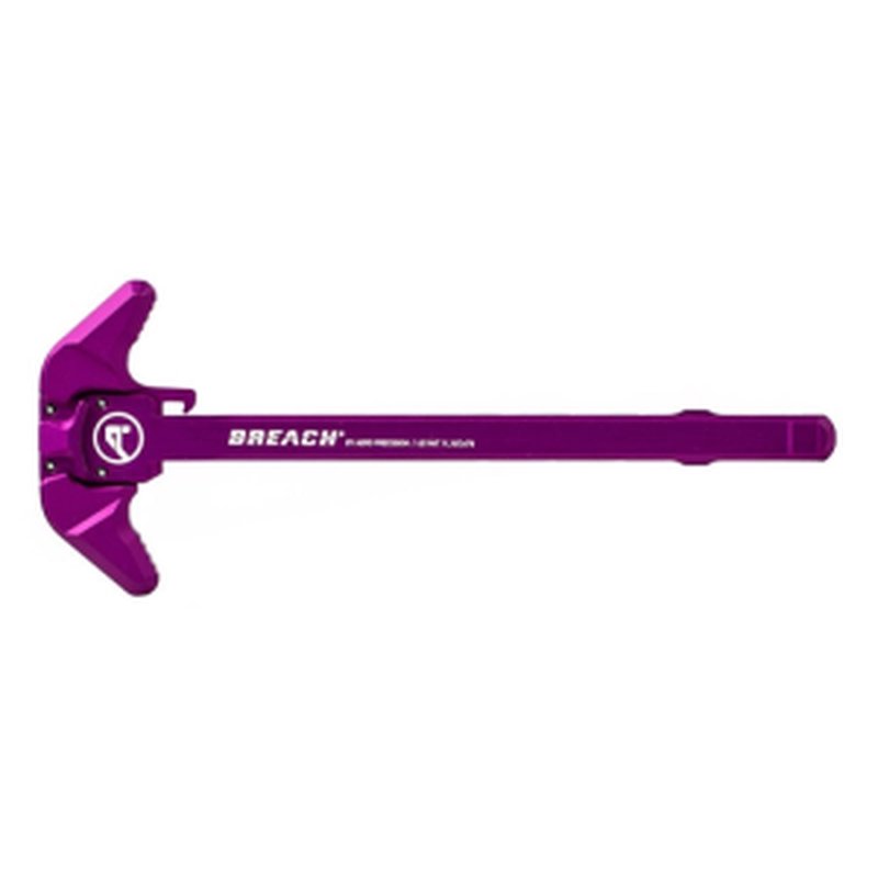 Aero Precision AR15 BREACH Ambi Charging Handle with Large Lever - Purple Anodized - APSL100481