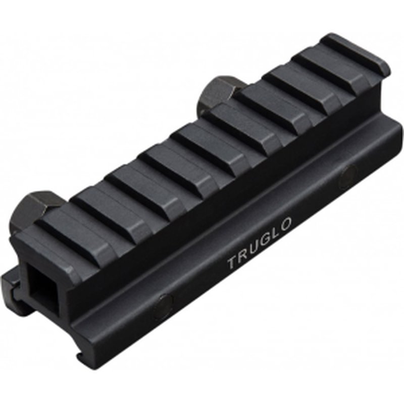 Truglo TG8980B Picatinny Riser Mount, 1-Piece, 3/4" Height AR-15 Compatibility