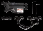 Firefield FF35010K Rival XL Combo 5mW 532 Nm Wavelength Red Laser, 75/150 Lumens