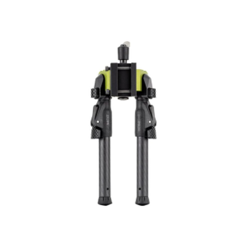 MDT 105561GRN GRND-POD Green/Black 4.50"-9" Carbon Fiber/Aluminum, Adj. Throw Lever, 4 Leg Postitions, Fits Arca Rail & RRS Dovetail