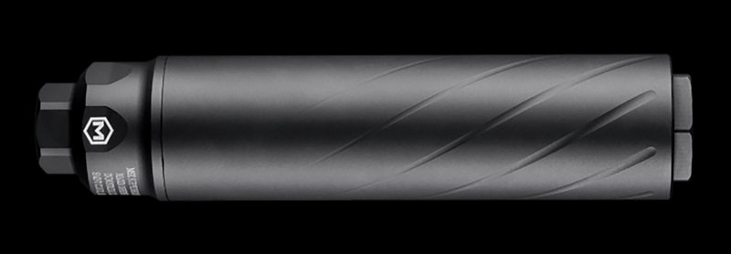 Maxim Defense PRS-350 .35 cal rifle suppressor 5/8x24 black