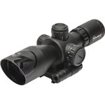 Firefield FF13065 Barrage w/Red Laser Matte Black 2.5-10x40mm Illuminated Red/Green Mil-Dot Reticle/Red Laser