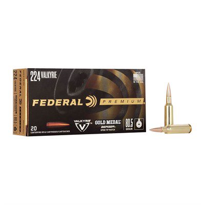 Federal 224 Valykrie Ammunition 80.5gr Berger