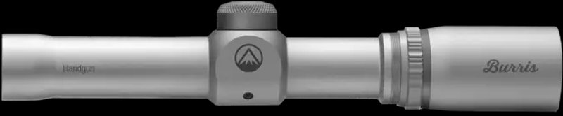 Burris Handgun Scope 2x20mm Fixed 2x Plex Reticle Nickel 1 in Tube