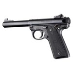 Hogue Ruger 22/45 MKIV Rubber Grip Panels Checkered Diamonds Black