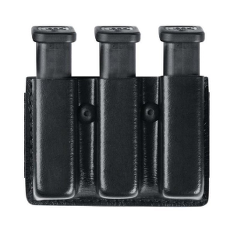 Safariland 775 Triple Open Top Magazine Pouch for Glock 20/21 Plain Black