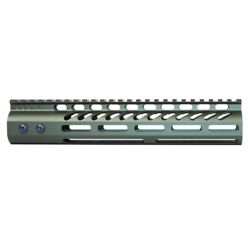 Guntec USA 4in Ultra Lightweight Thin M-LOK System Handguard w/ Monolithic Top Rail