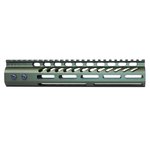 Guntec USA 4in Ultra Lightweight Thin M-LOK System Handguard w/ Monolithic Top Rail