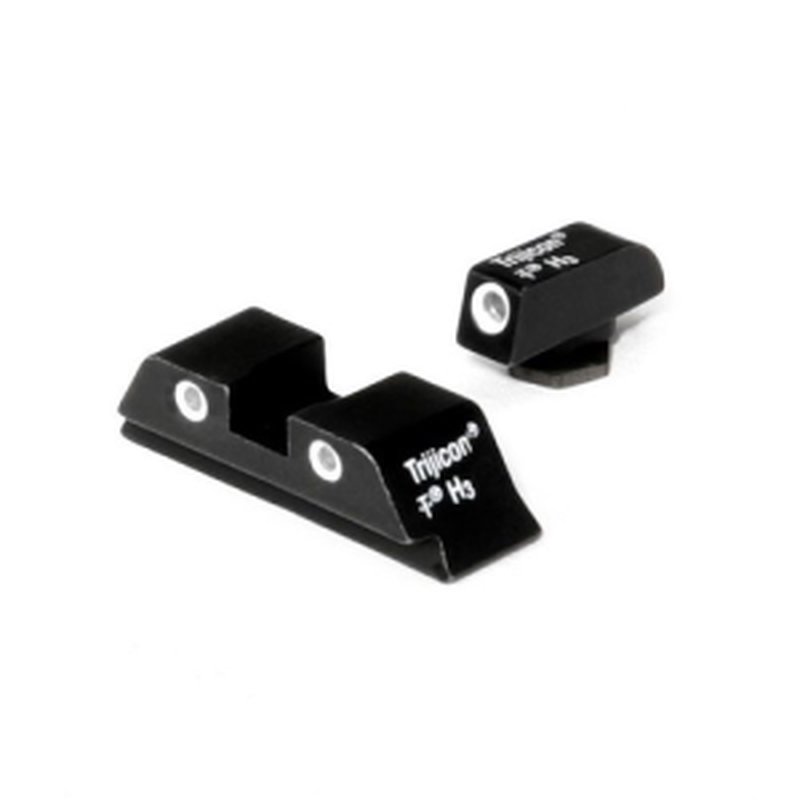 Trijicon GL01 Glock Bright & Tough Night Sight Set 3-Dot Front & Rear
