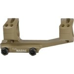 Warne X-SKEL Gen 2 Extended Skeletonized 1 Inch Cantilever Scope Mount, Dark Earth, 1" Tube.