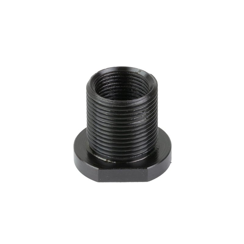 BANISH Barrel Thread Adapter 1/2x28 to 5/8x24 Oxide Black CNC Precision