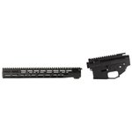 GREY GHOST PRECISION AR-15 Receiver Set Lower/Upper Billet 5.56/223 Blk