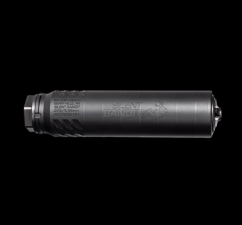 Wilson Combat Silent Bandit Suppressor 6.8mm Black Nitride 5/8x24