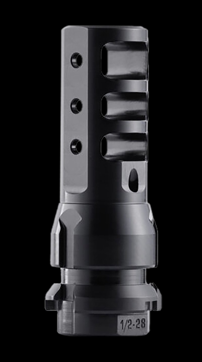 Dead Air KeyMount 5.56 Muzzle Brake Mount 1/2x28 Black Steel