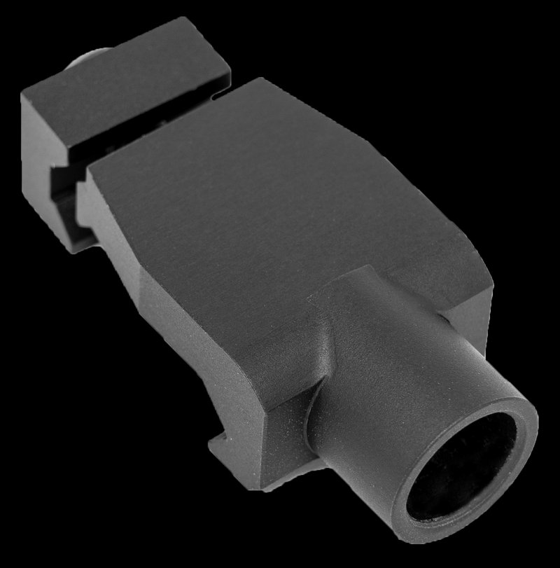 GrovTec GTSW322 Side Rider Sling Mount Push Button Base, Black Anodized Aluminum