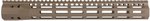 Troy Industries SOCC Gen 2 Free Float M-LOK Handguard AR-15 Aluminum Battle Rail