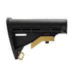Tiger Rock AR-15 Collapsible Standard Version Stock Body Mil Spec Cerakote Gradient Gold Medium