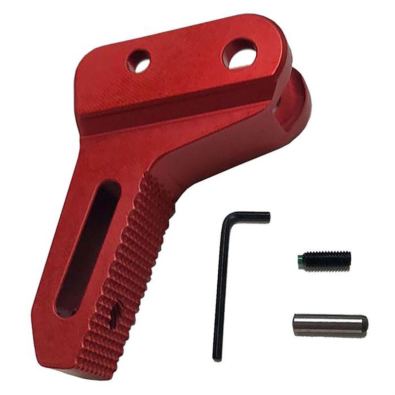 Tandemkross Victory Trigger for Ruger PC Carbine - Flat-Faced Textured (Red)