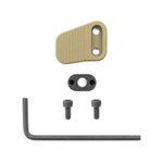 Armaspec B1 Extended AR-15 Magazine Release (Aluminum) Flat Dark Earth