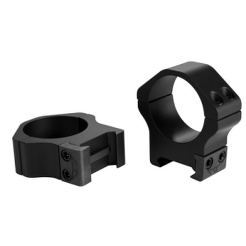 Warne 514M Maxima Horizontal Ring Set Fixed For Rifle Maxima/Weaver/Picatinny Medium 30mm Tube Matte Black Steel
