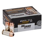Sig Sauer E45AP045 Elite V-Crown 45 ACP 185gr Jacketed Hollow Point Ammunition