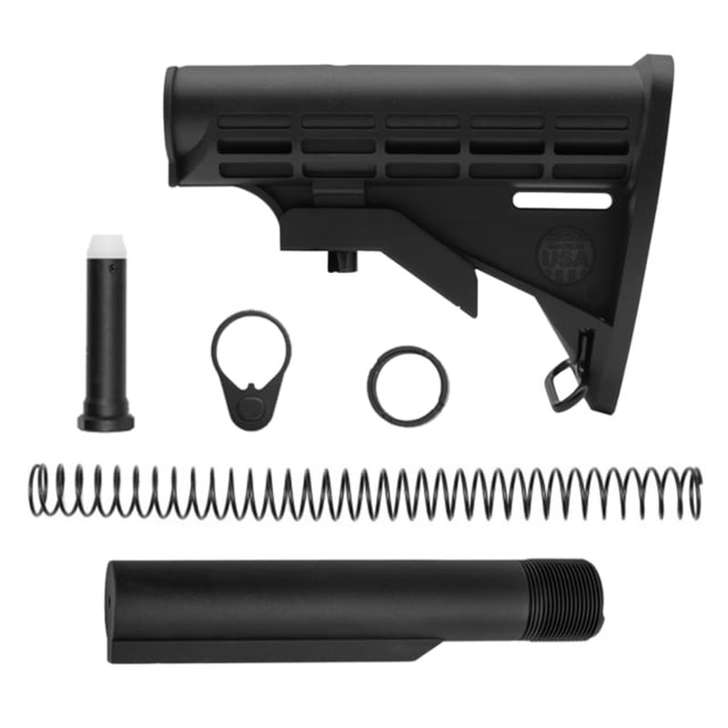 Tiger Rock AR-15 Collapsible Standard Version Stock Body w/6-Position Buffer Tube Kit ST003M-USA+ST007M