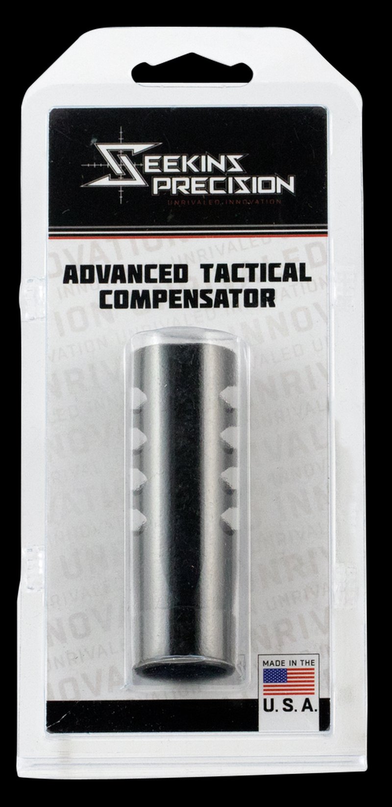 Seekins Precision ATC Muzzle Brake 7.62x51mm NATO, 5/8-24, Black Melonite