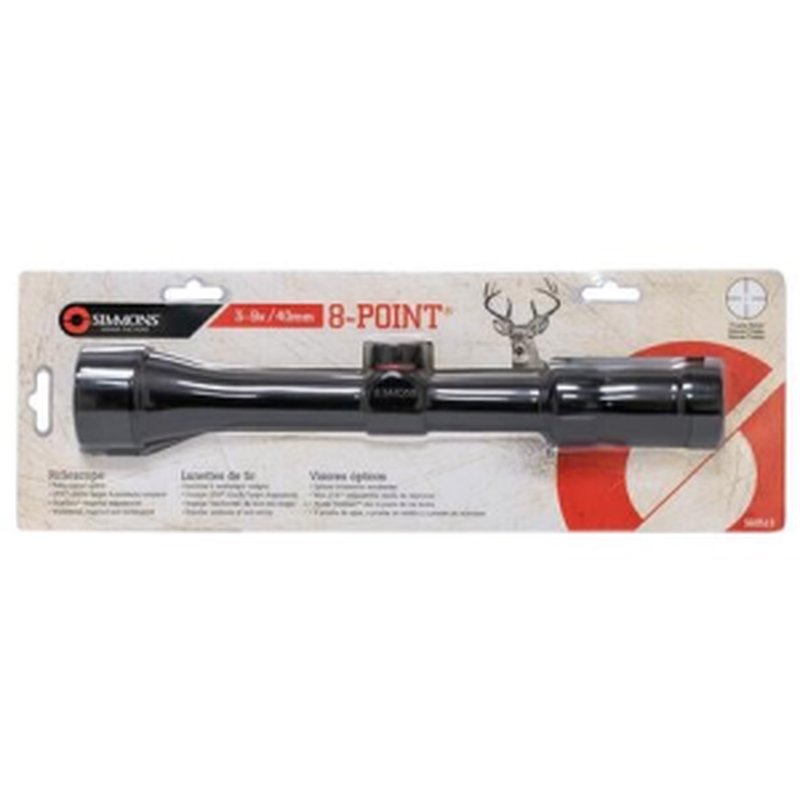 Simmons 8-Point 3-9x40 Riflescope with Truplex Reticle