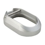 STI/SVI AR-15 Oversized Magazine Well, Silver Aluminum