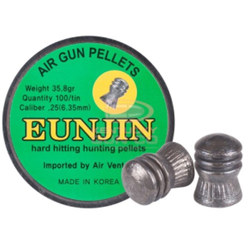 Eun Jin .25 Cal Pellets 35.8 Grains Domed 100ct