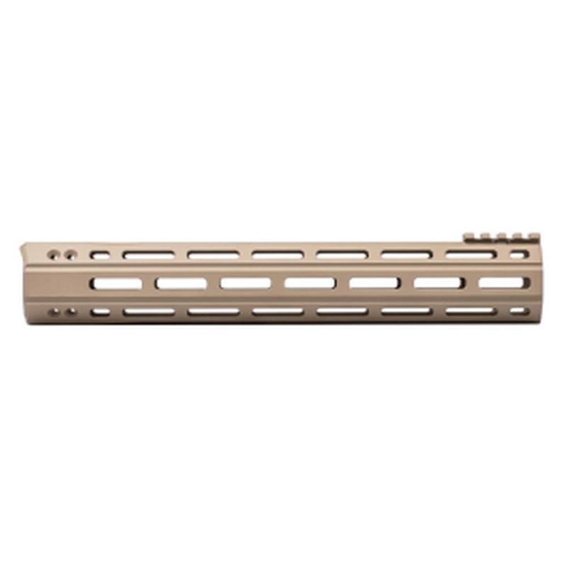 Aero Precision AR15 12.7" Quantum M-LOK Handguard with BAR Barrel Nut - Magpul FDE Cerakote - APRA400114A