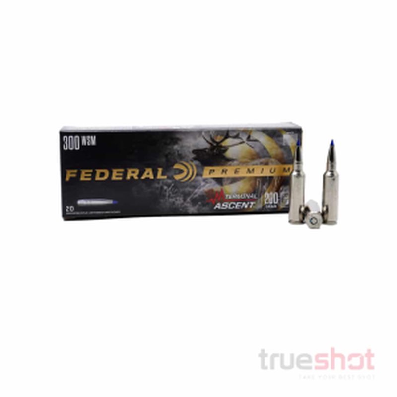 Federal Terminal Ascent 300 WSM 200-Grain Polymer Tip (Blue PolyCoat)
