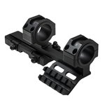NcSTAR Gen II SPR 30mm Cantilever QR Scope Mount Black With 1in Inserts