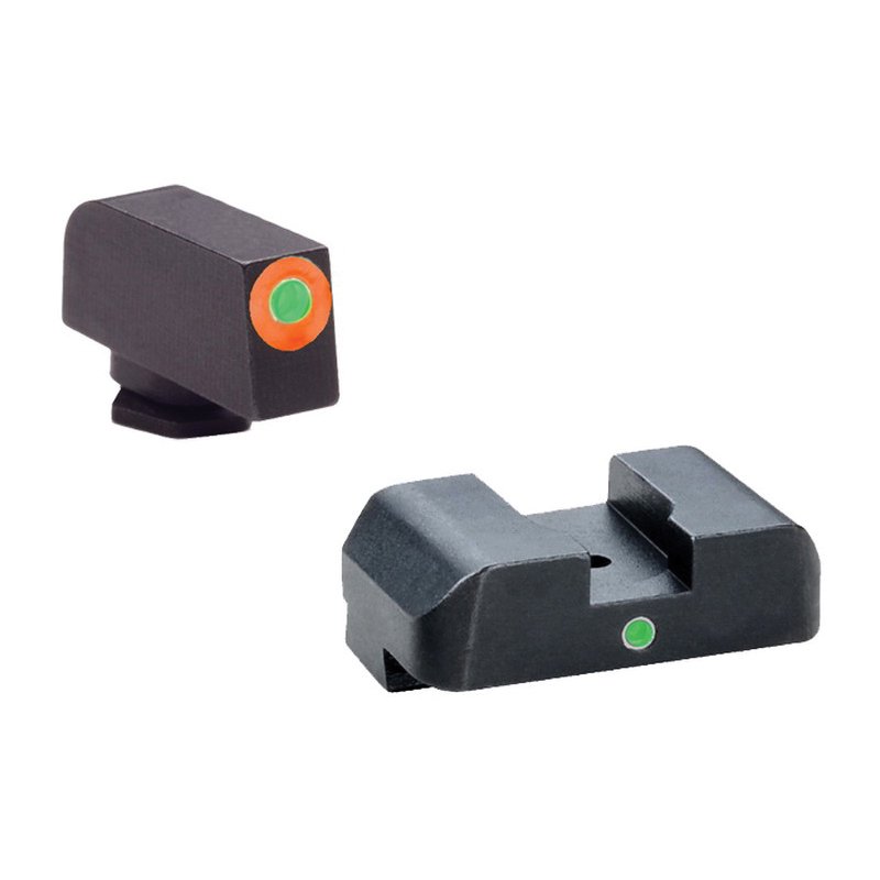AmeriGlo I-Dot Night Sights Front Single Dot Rear for Glock