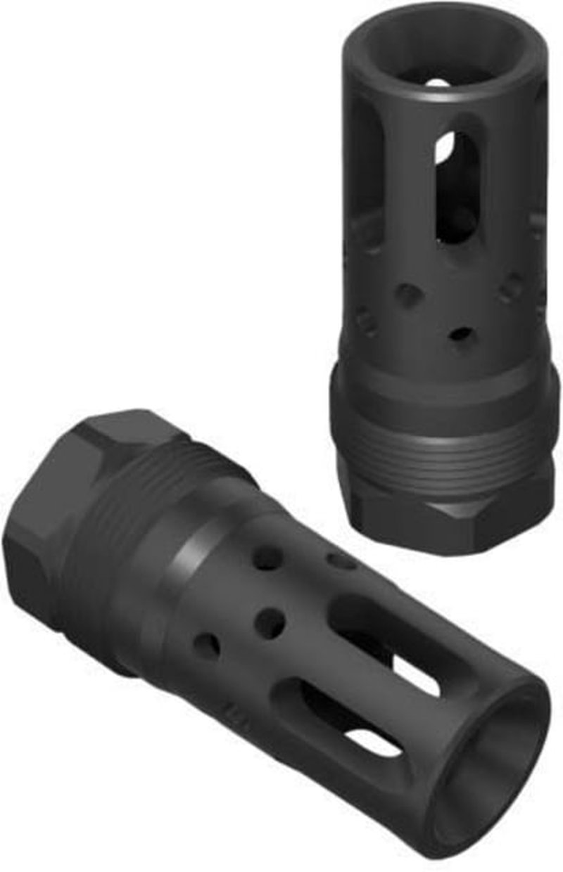 Comstock Armory Hybrid Flash Hider 9mm Luger 5/8x24 Black Nitride