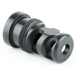 Griffin Armament 2-Port Muzzle Brake 5/8"-24 Thread 6.5mm Stainless Steel Nitride