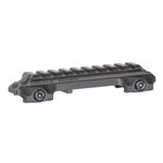 Reptilia RMU Mount 100-270 9-Slot Black 7075-T6 Aluminum 1913 Picatinny