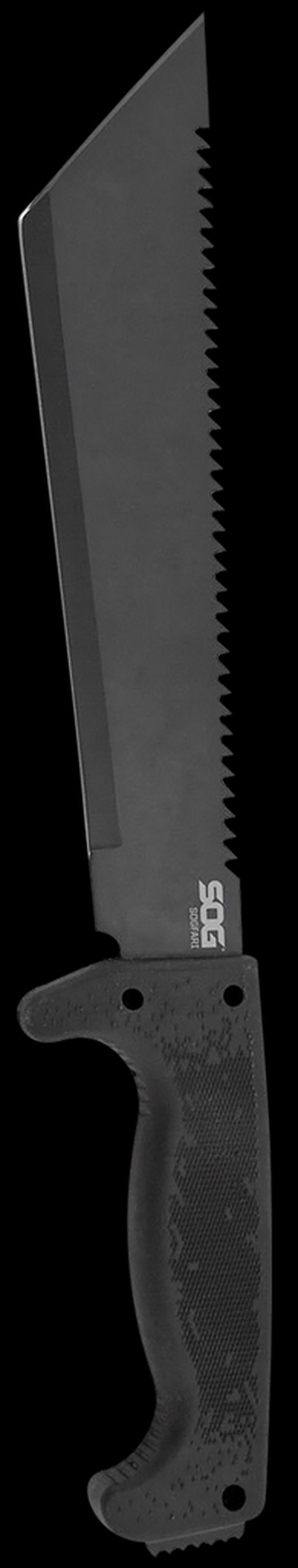 S.O.G SOGfari Tanto Machete 10 In Sawback Kraton Handle SOGMC04N