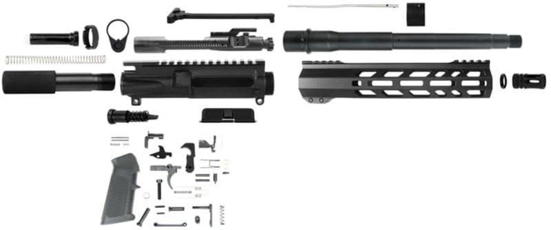 TacFire 10.5 inch UNASSEMBLED .300 AAC PISTOL BUILD KIT BLACK