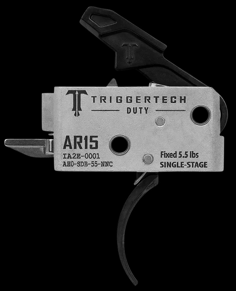 TriggerTech Duty AR-15 Mil-Spec Curved Single-Stage Trigger (5.5 lb)