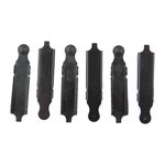 Brownells Rifle Rear Sight Elevators Long Double-Step - Black 6-Pack
