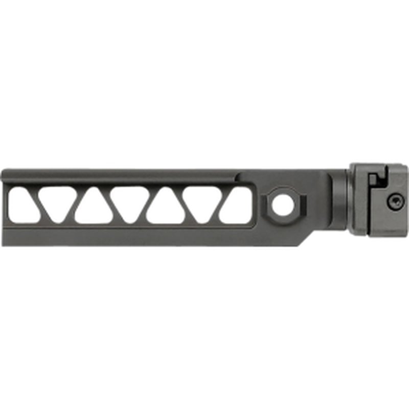 Midwest Industries MIALPHAM4BSF Alpha M4 Beam Black Steel Folding, Fits 1913 Picatinny Rail Adapter, for Mil-Spec Stocks